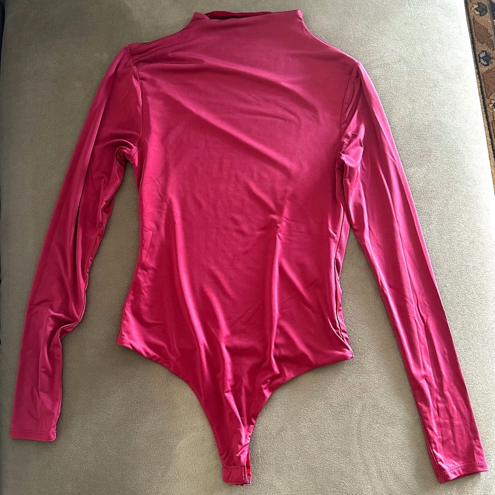 Lovers and Friends Coralie Bodysuit in Maroon